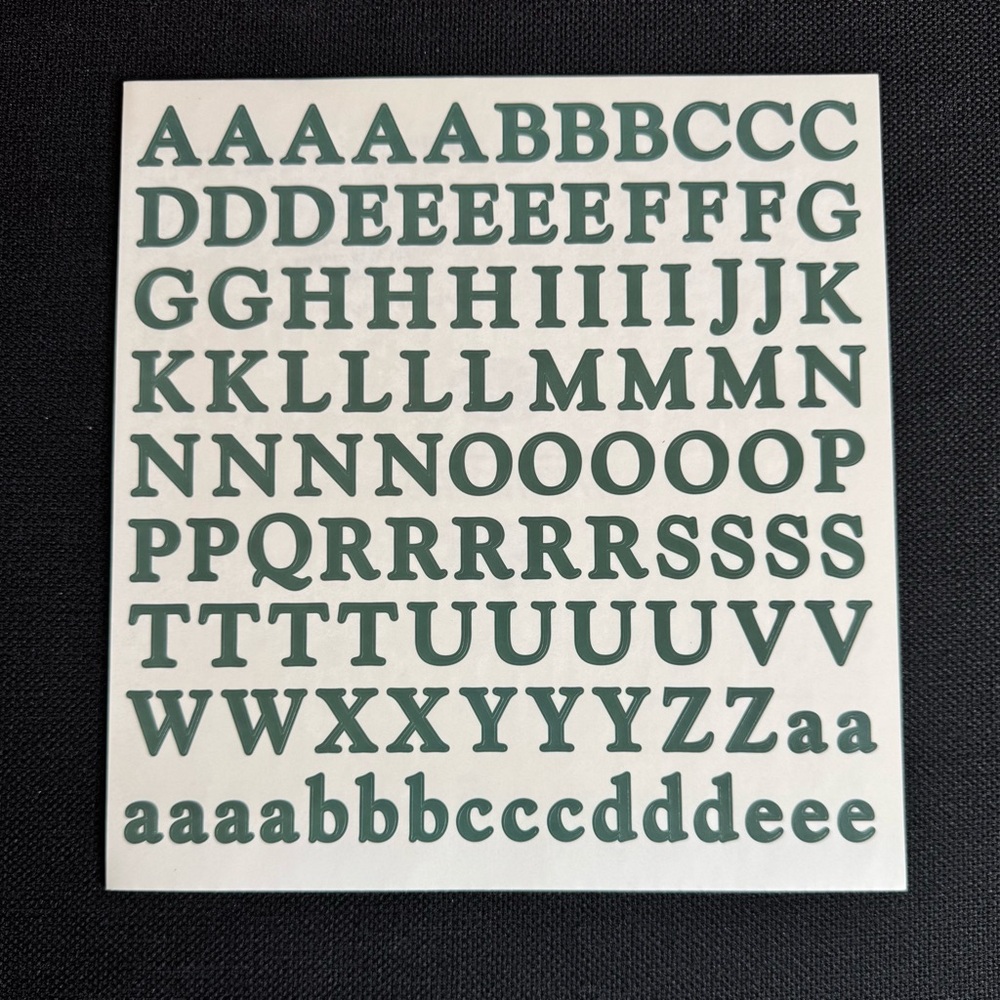 New Creative Memories Large ABC/123 Classic Letters 5 Evergreen are available